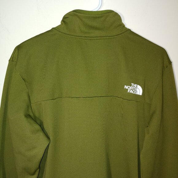 The North Face Cedar Trail 1/4 Zip Pullover Size M  Forrest Olive - Picture 8 of 8